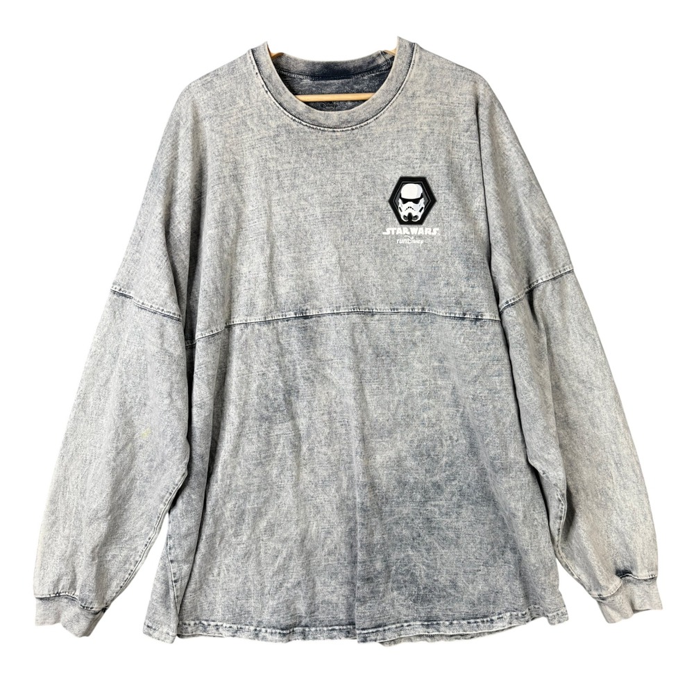 Disney Star Wars Spirit Jersey XXL Acid Wash Follow The Dark Side Stormtrooper
